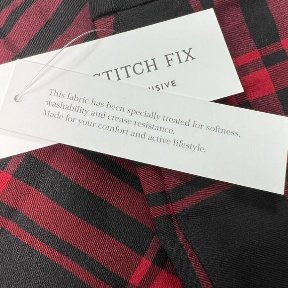 Stitch Fix Margaret M Red And Black Pencil Skirt - Picture 8 of 11